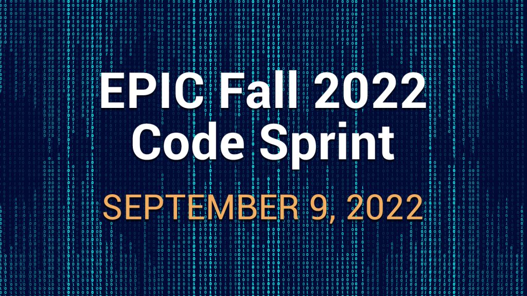 EPIC Fall Code Sprint 2022