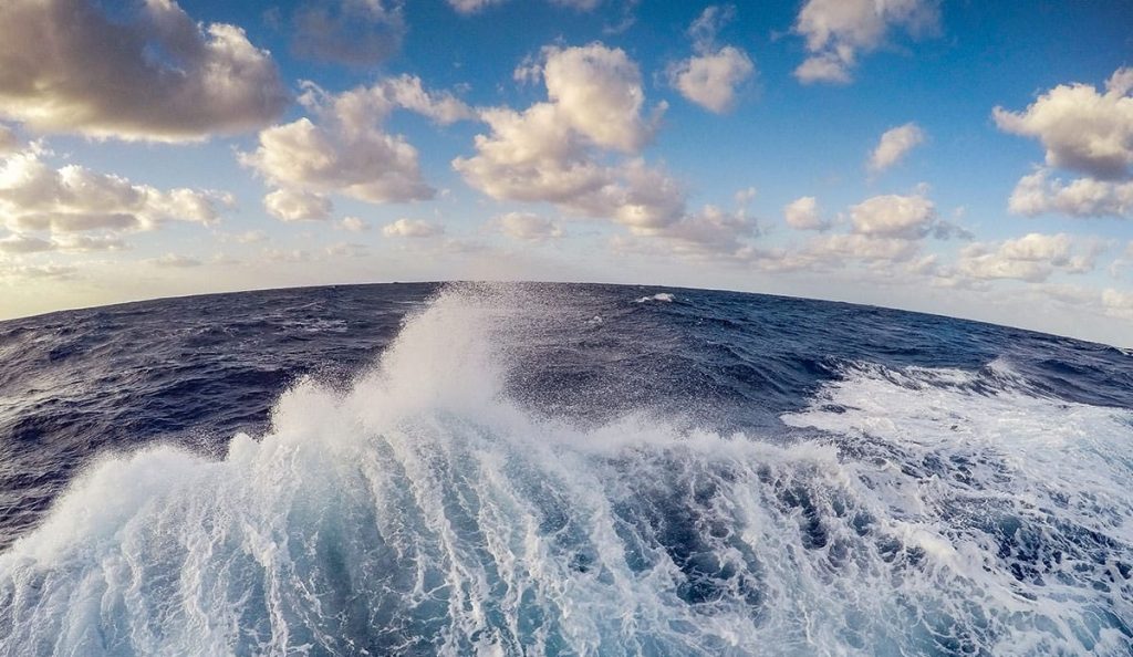 NOAA image of churning ocean