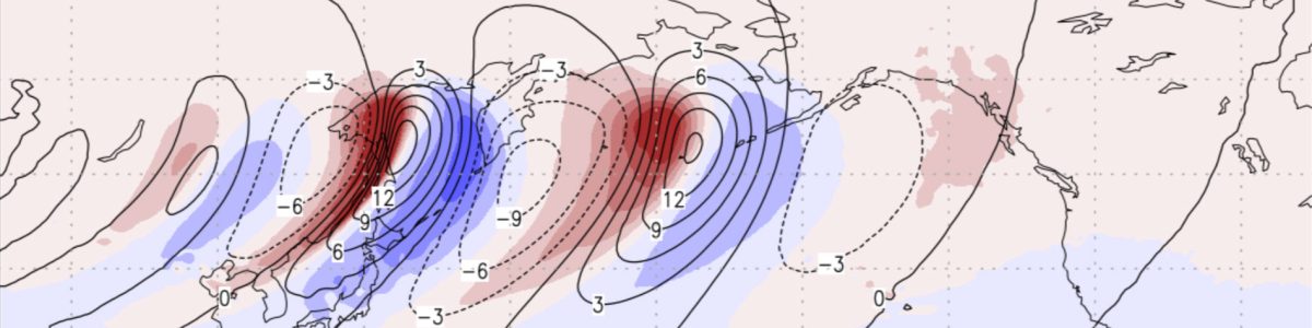 Global weather pattern map showing vorticity at T=180hr with color-coded pressure levels
